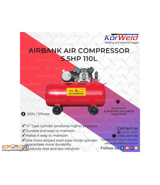 Airbank Air Compressor 5.5HP 110L