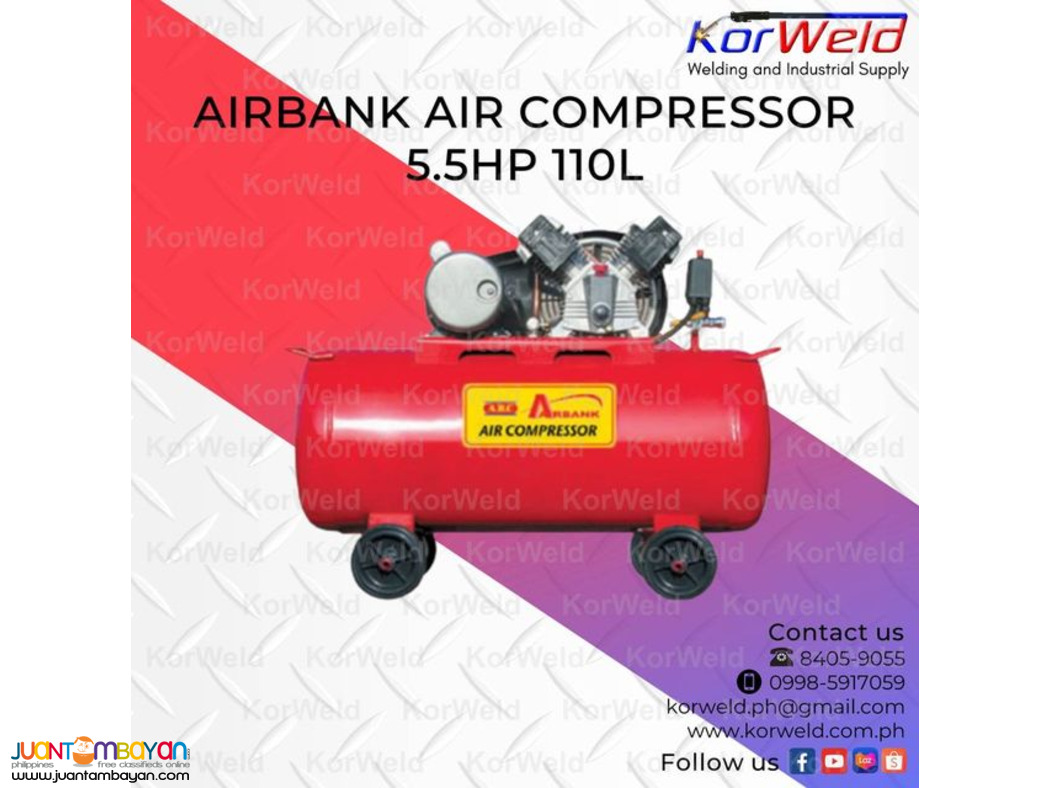 Airbank Air Compressor 5.5HP 110L
