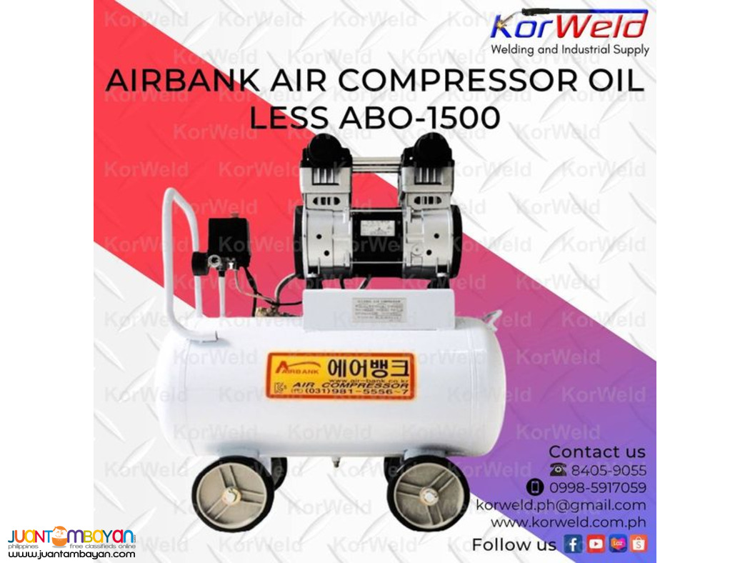 Airbank air Compressor Oil less ABO-1500
