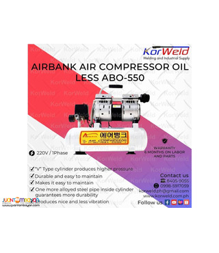 Airbank Air Compressor Oil Less ABO-550