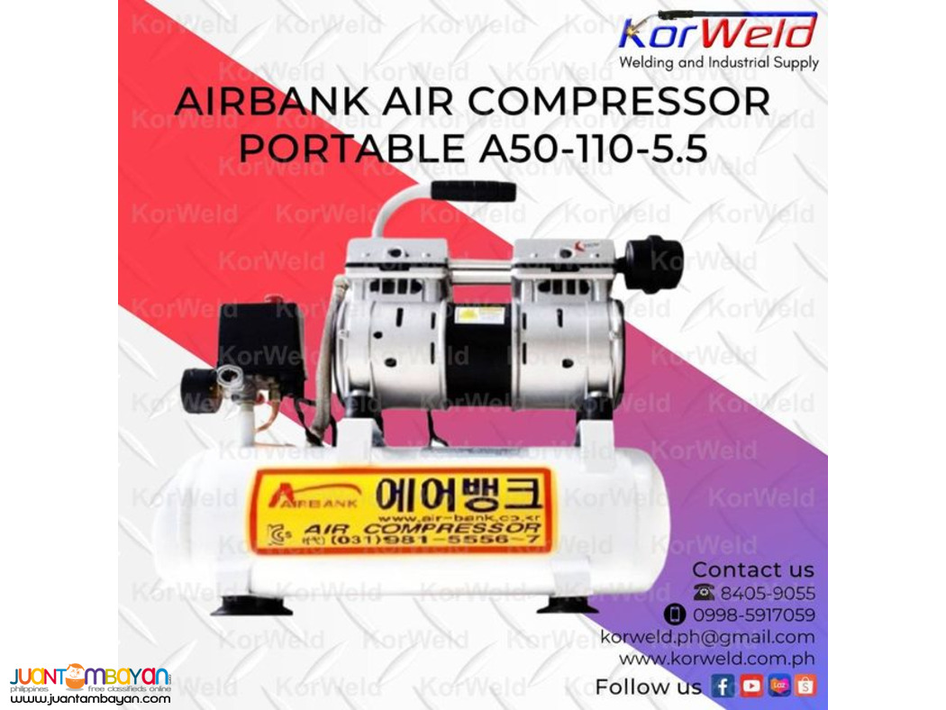 Airbank Air Compressor Oil Less ABO-550