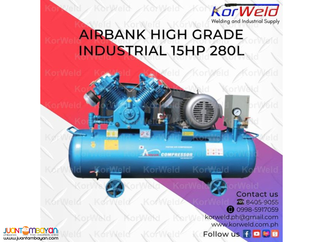 Airbank High grade Industrial 15Hp 280L