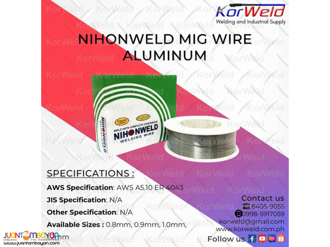 Nihonweld Mig Wire Aluminum