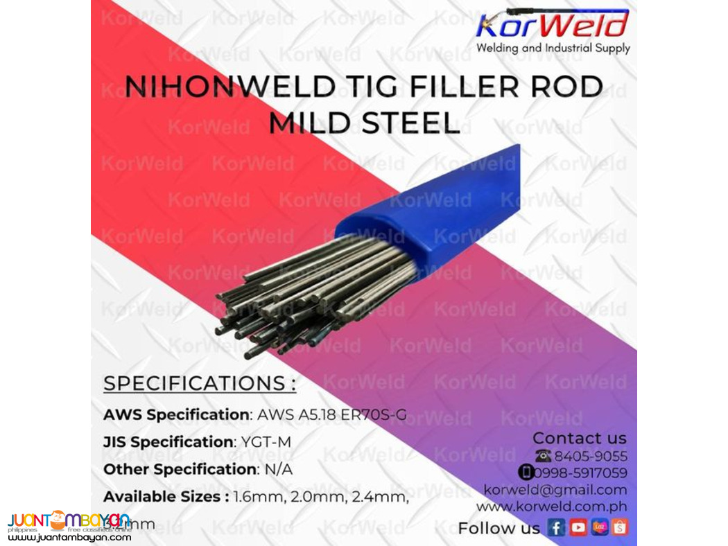 Nihonweld Tig Filler Rod Mild Steel