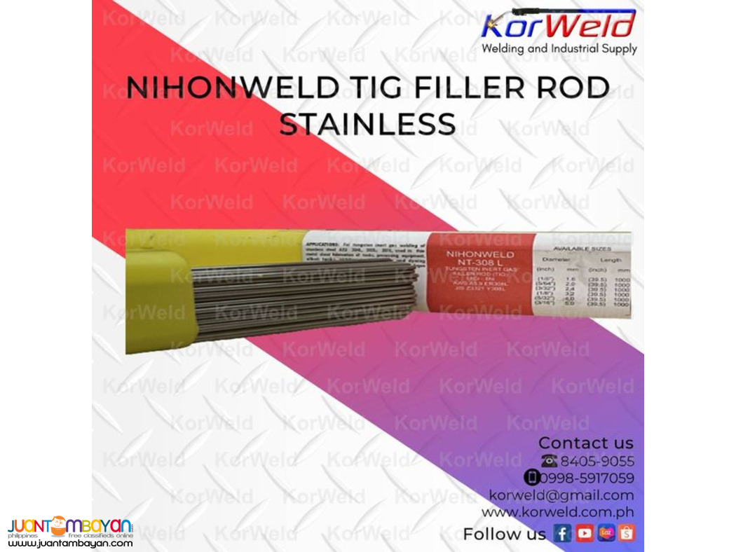  Nihonweld Tig Filler Rod Stainless