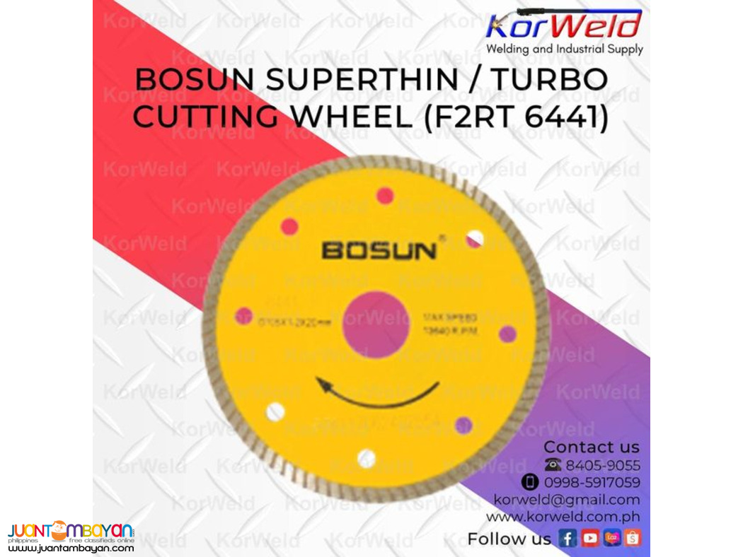 Bosun Superthin / Turbo Cutting Wheel F2RT 6441