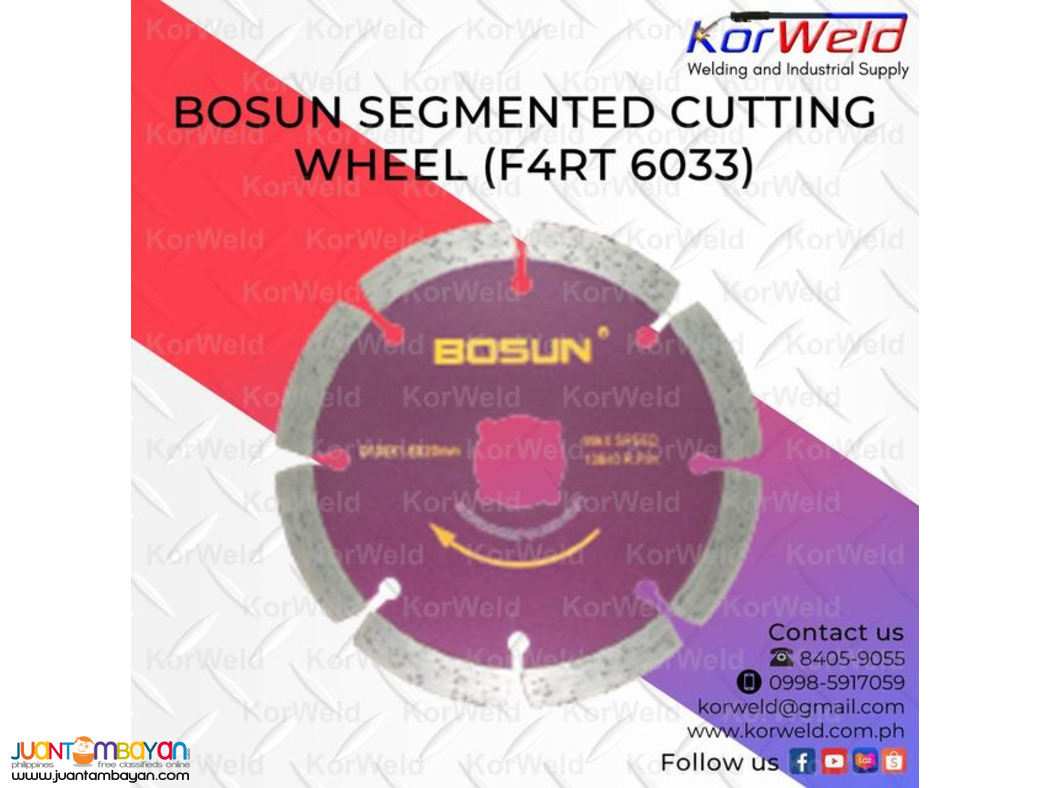 Bosun Segmented Cutting Wheel F4RT 6033