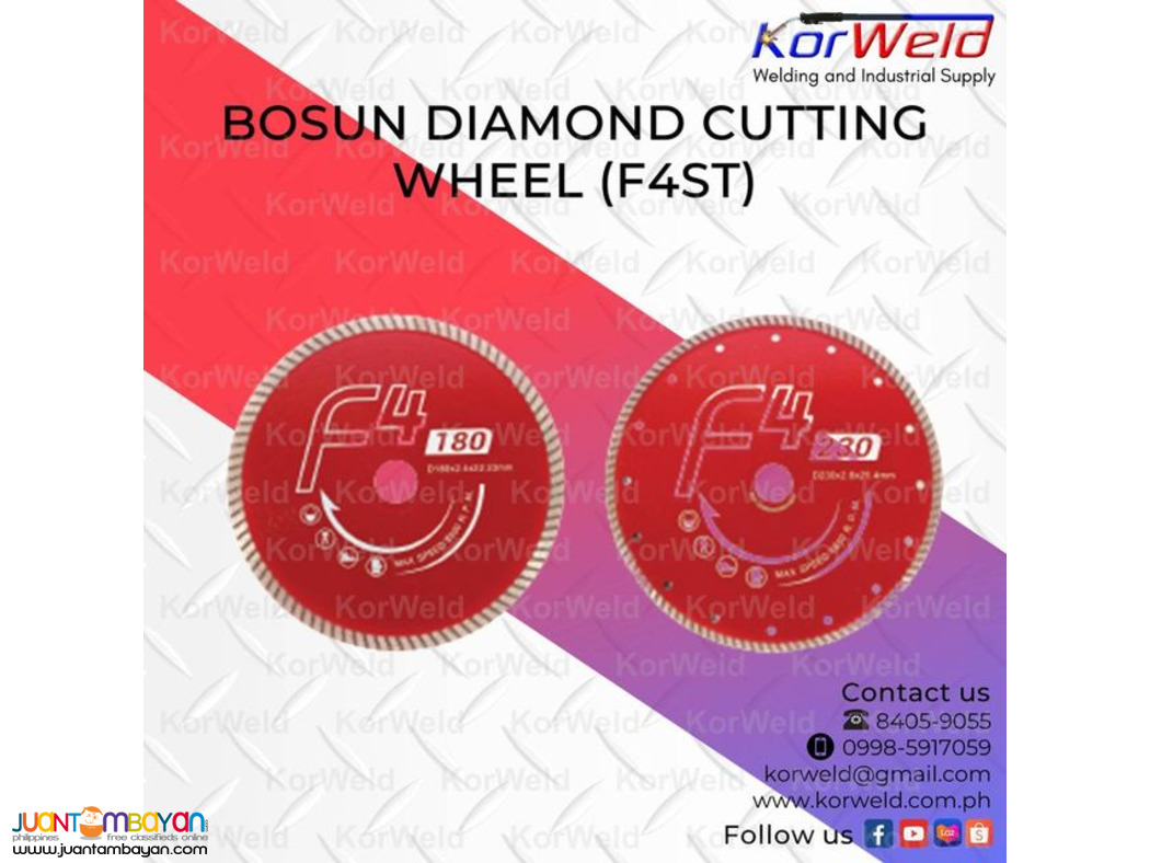 Bosun Diamond Cutting Wheel (F4ST)