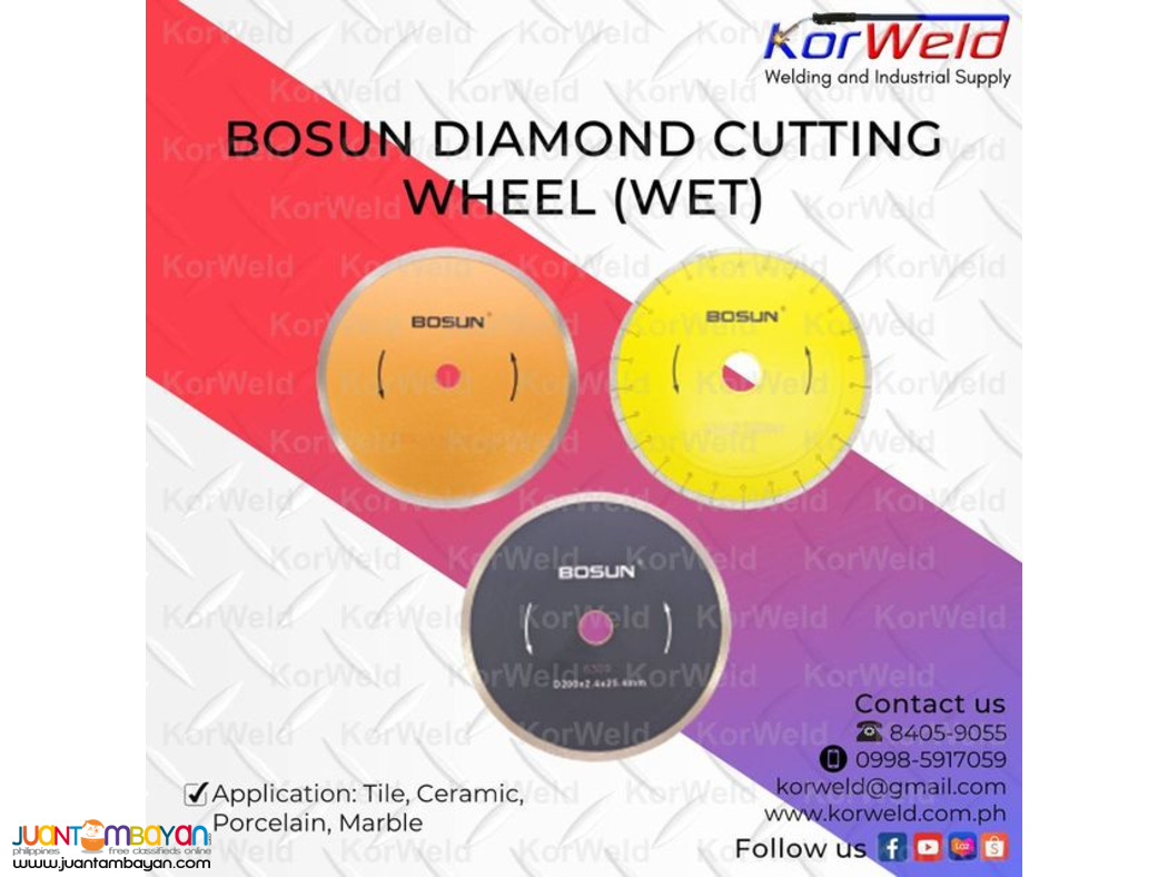 Bosun Diamond Cutting Wheel (WET)