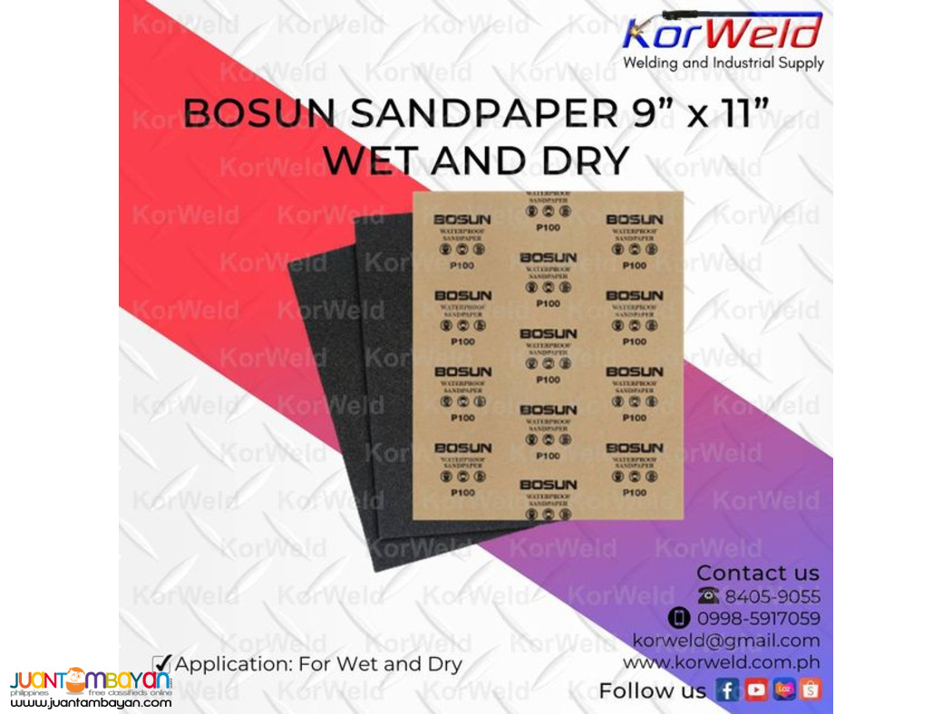Bosun Sandpaper 9