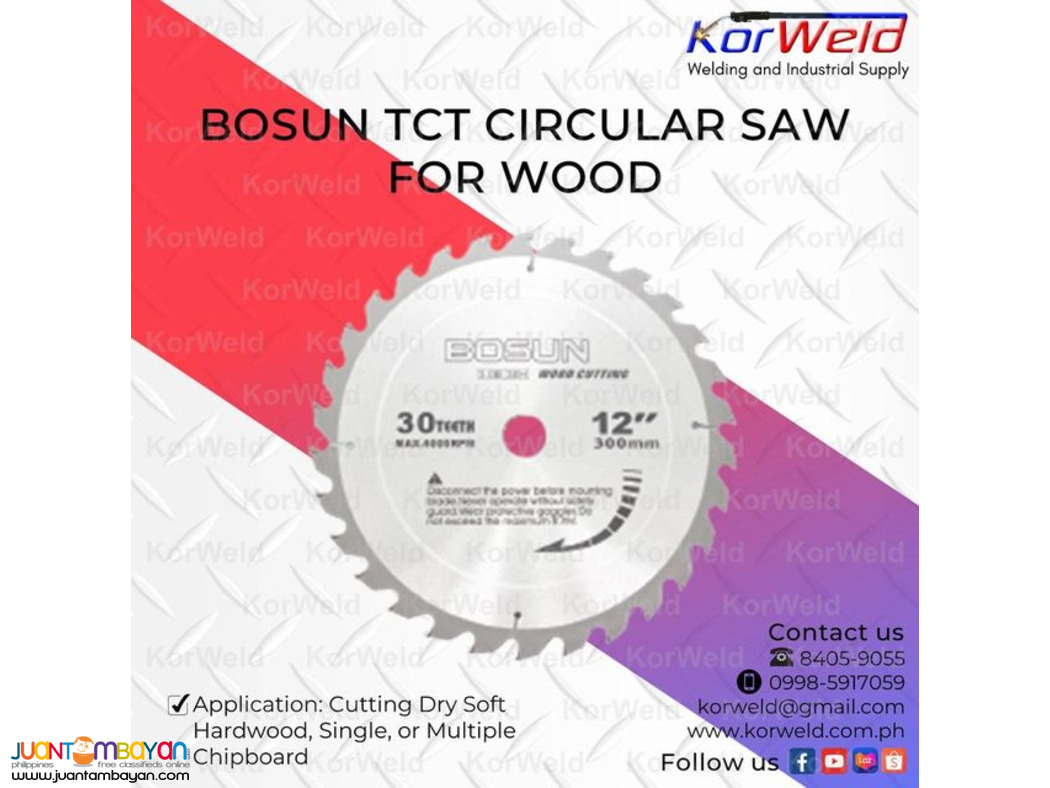 Bosun TCT Circular Saw For Wood