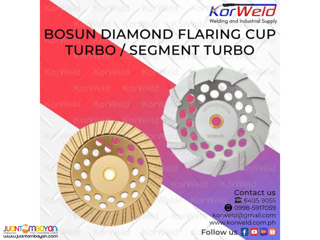 Bosun Diamond Flaring Cup Turbo / Segmented Turbo