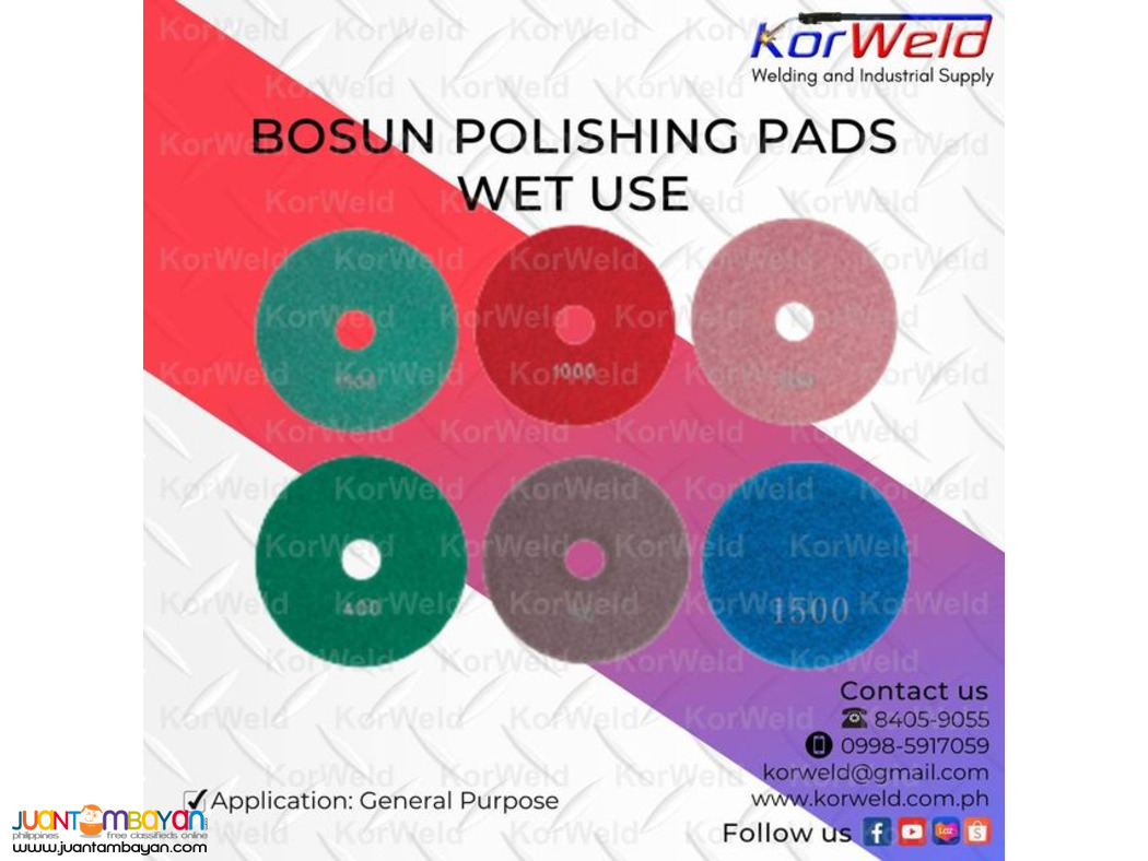 Bosun Polishing Pads Wet Use