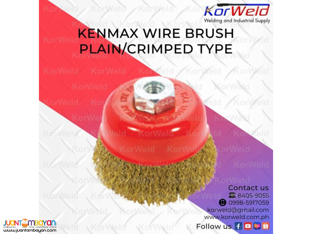 Kenmax Wire Brush Plain/ Crimped Type