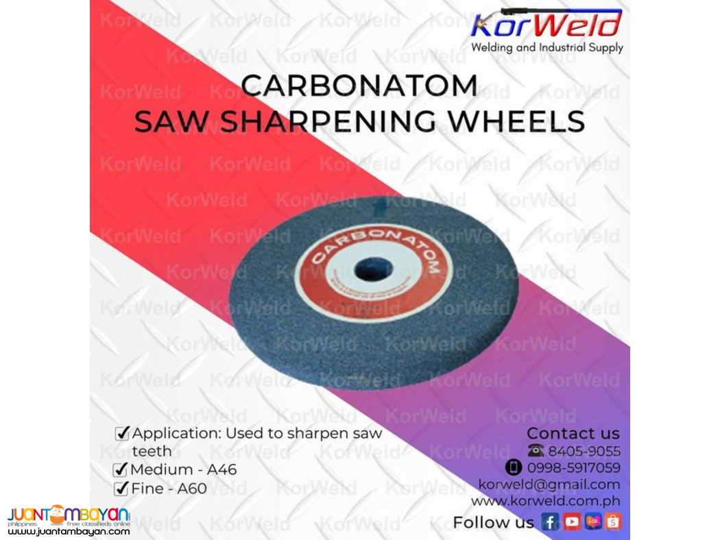 Carbonatom Saw Sharpening Wheels