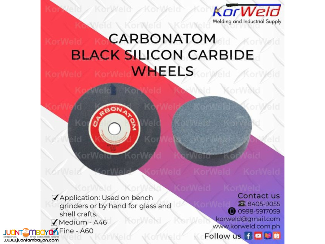 Carbonatom Black Silicon Carbide Wheels