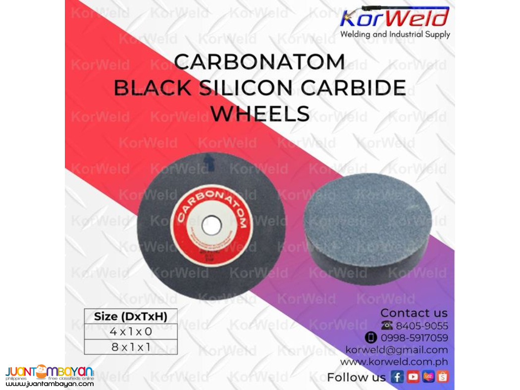 Carbonatom Black Silicon Carbide Wheels