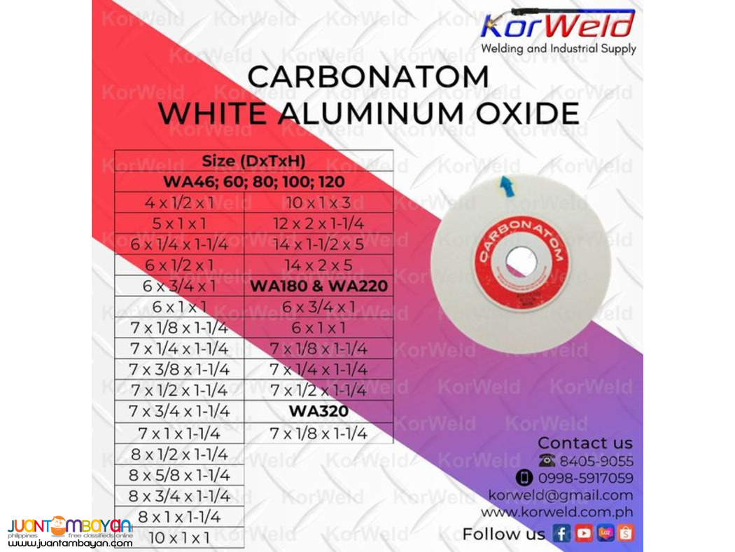 Carbonatom White Aluminum Oxide