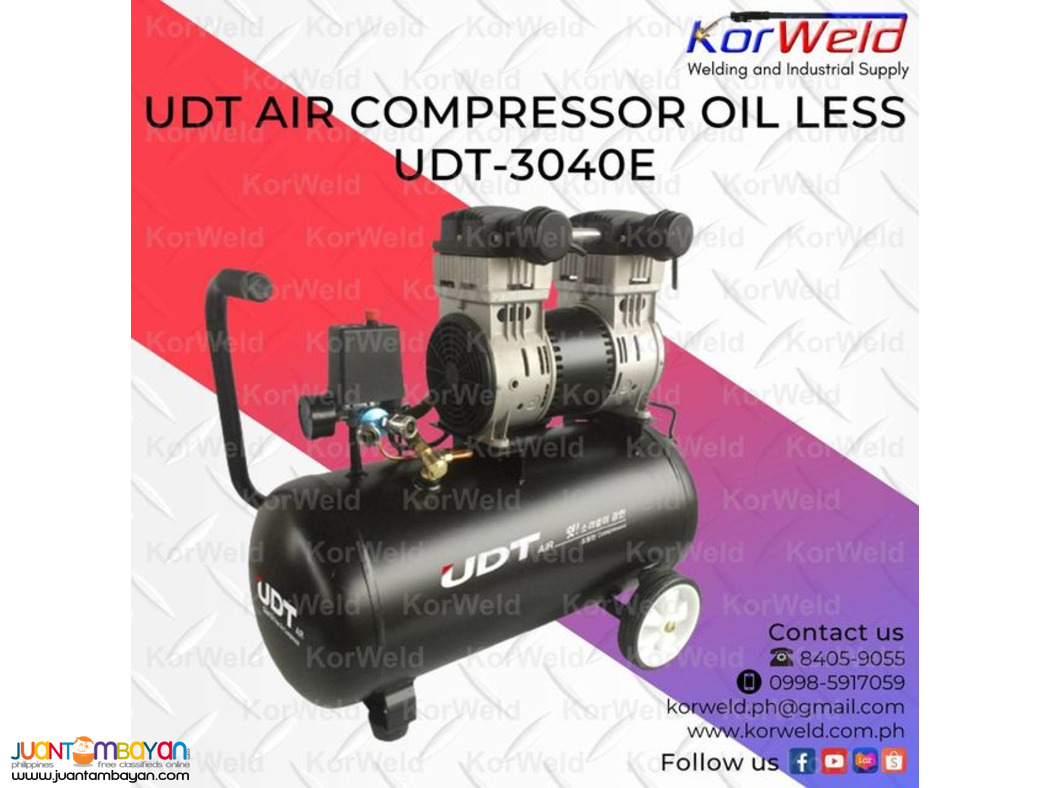 UDT Air Compressor Oil Less UDT-3040E