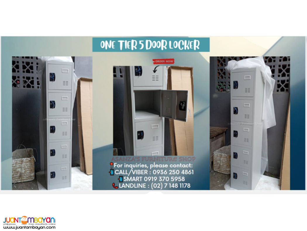 STEEL LOCKER-ONE TIER (1-2-3-4-5-6 DOOR) FACTORY PRICE