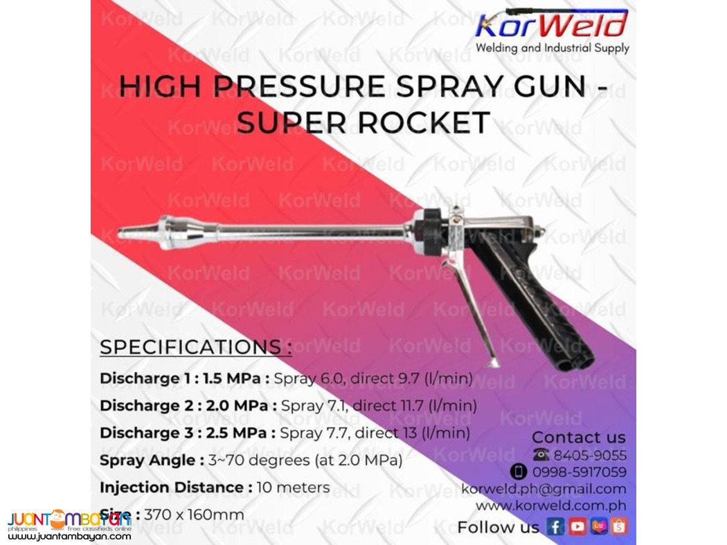 High Pressure Spray Gun - Super Rocket