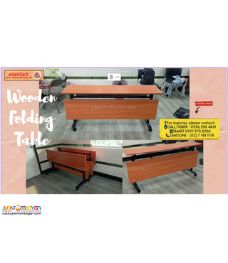 Wooden Folding Table (Foldable Frame) Factory Price 