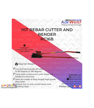 Hit Rebar Cutter And Bender RC16B