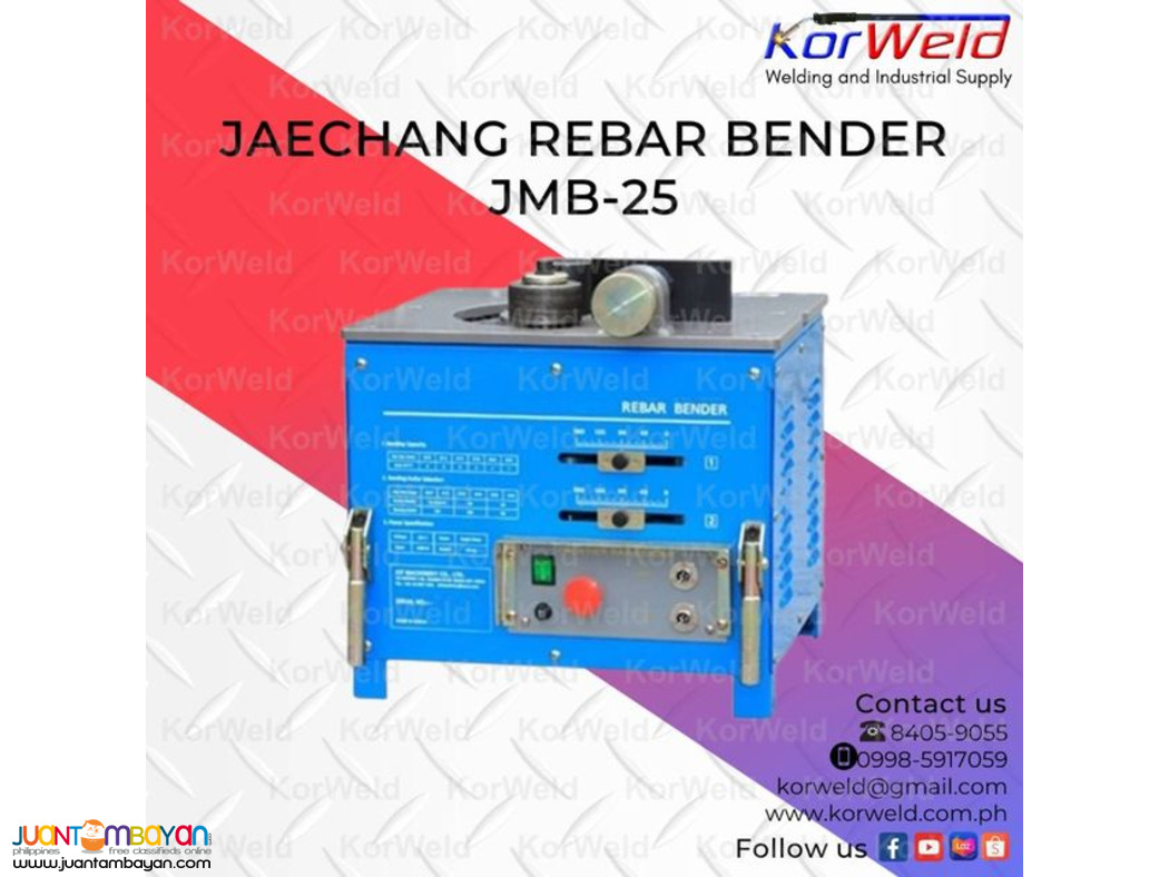 Jaechang Rebar Bender JMB-25