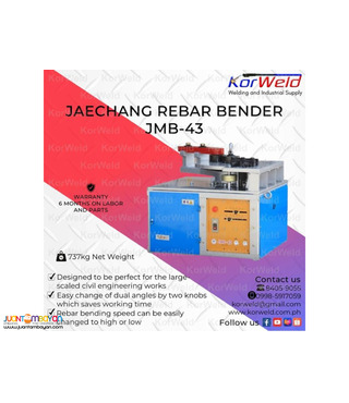 Jaechang Rebar Bender JMB-43