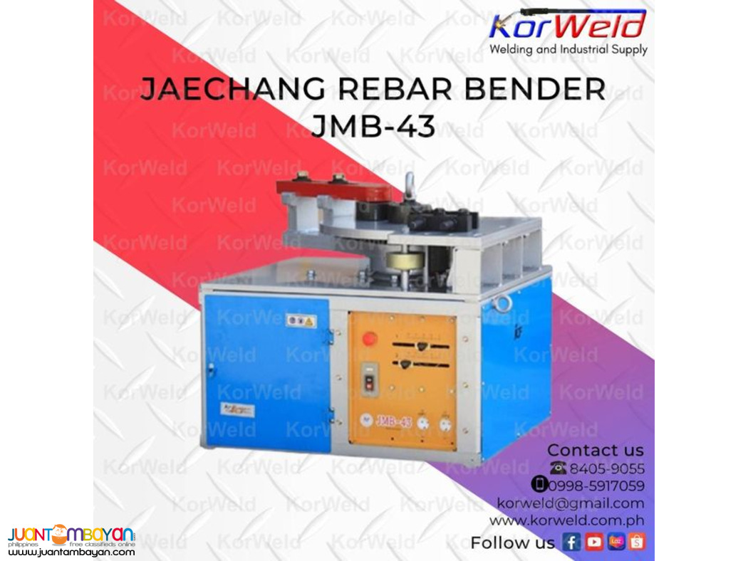 Jaechang Rebar Bender JMB-43