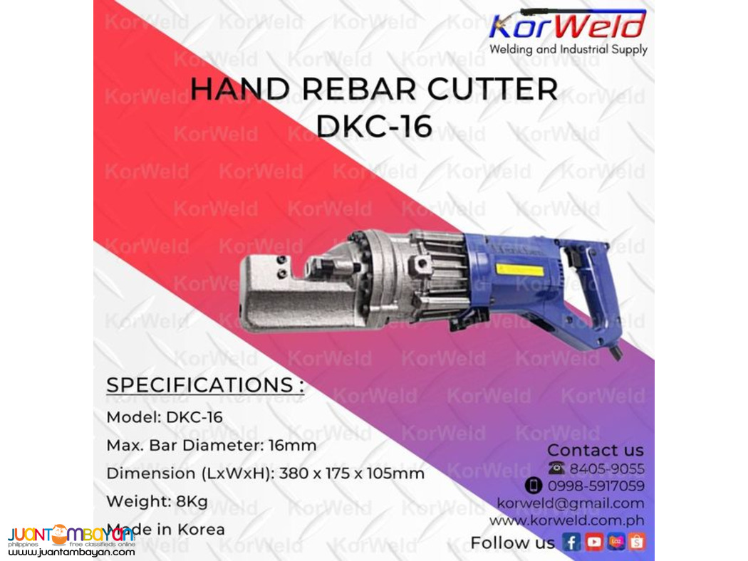 Hand Rebar Cutter DKC-16