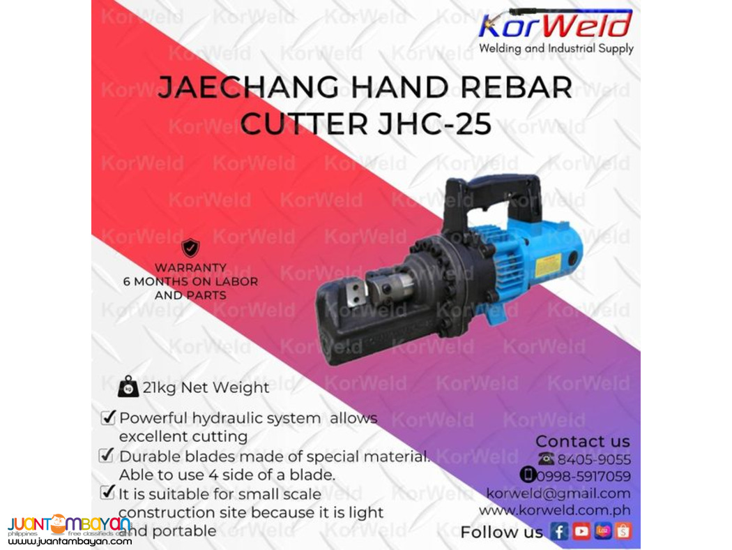 Jaechang Hand Rebar Cutter JHC-25