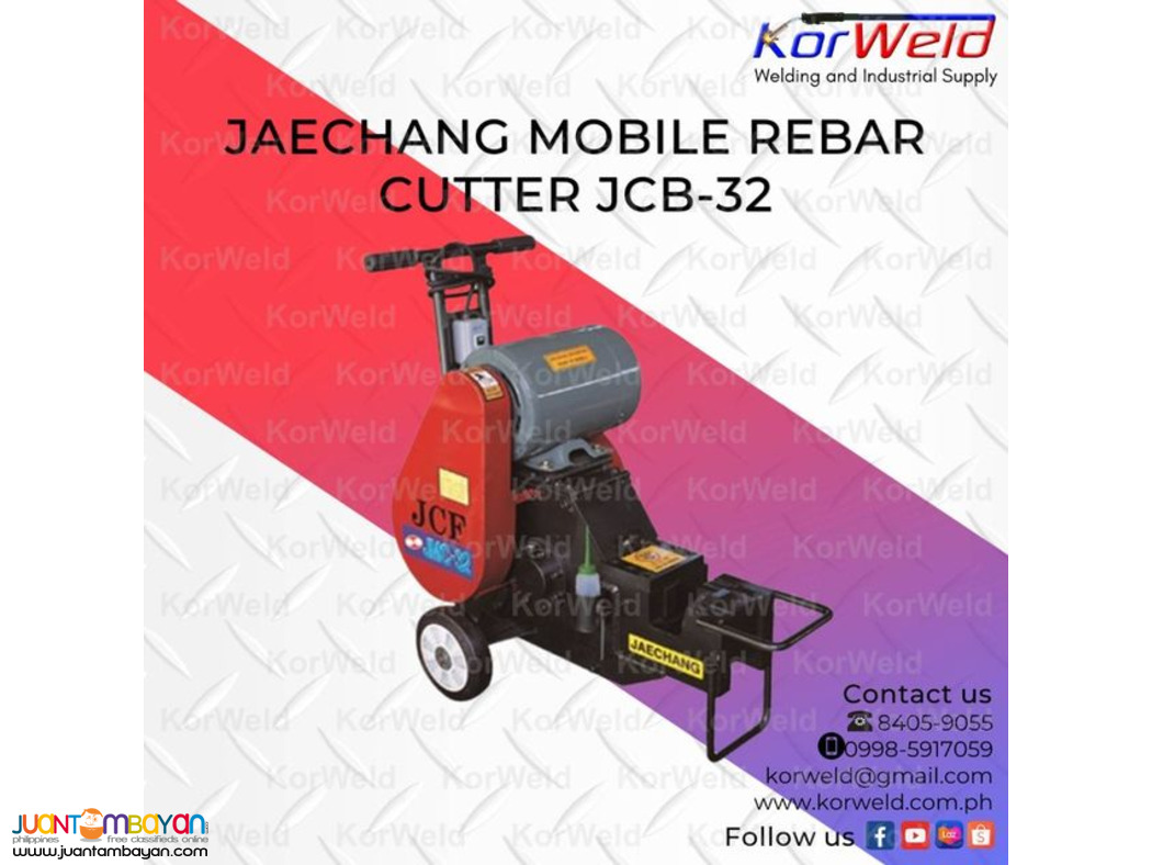 Jaechang Mobile Rebar Cutter JCB-32