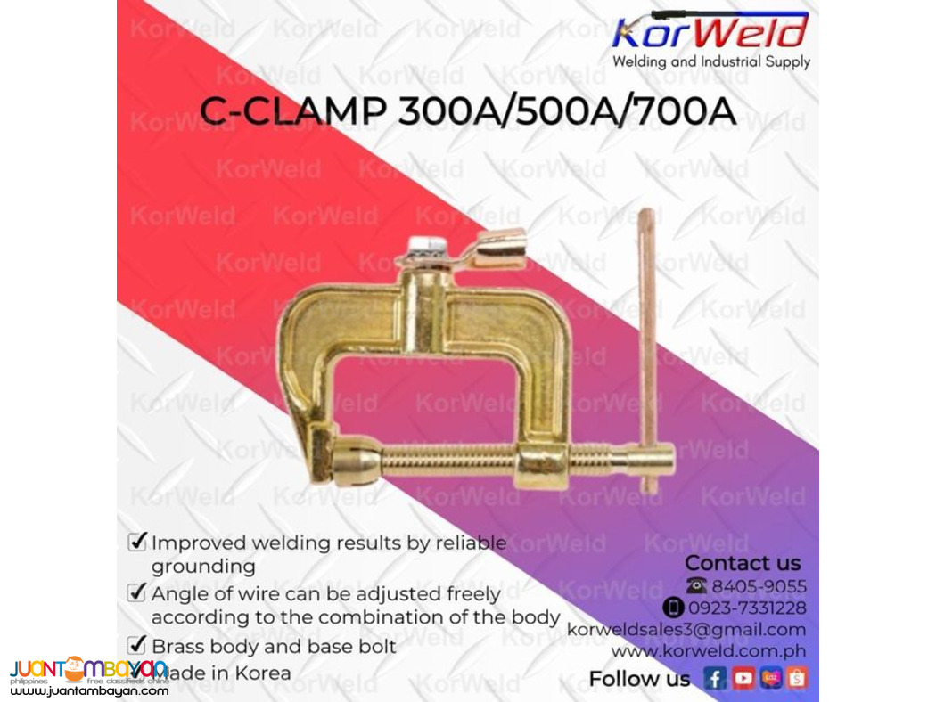 Welding Ground C-Clamp