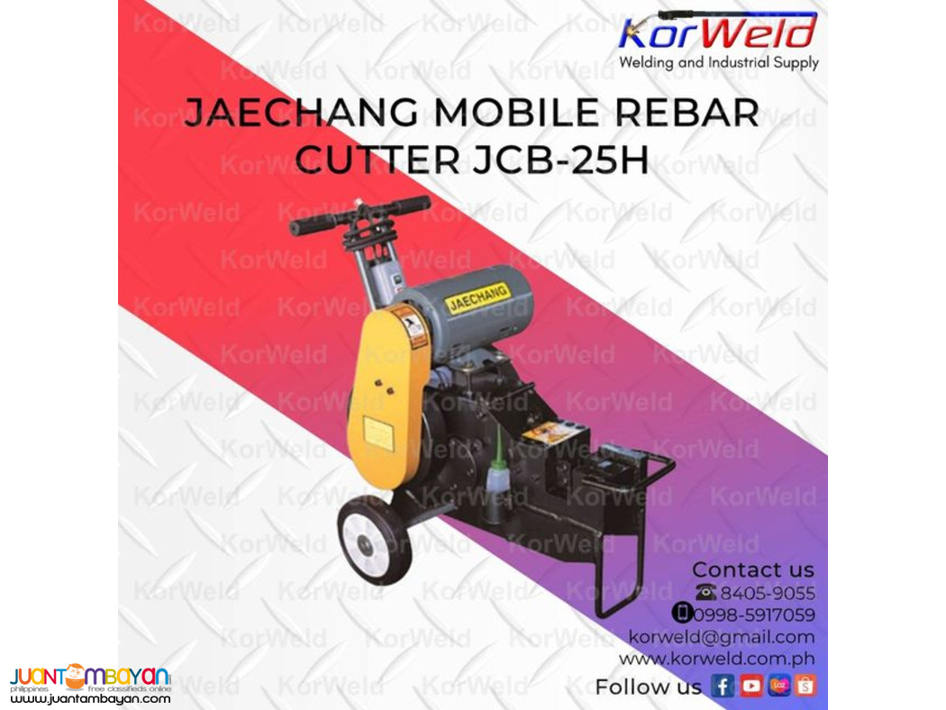 Jaechang Mobile Rebar Cutter JCB-25H