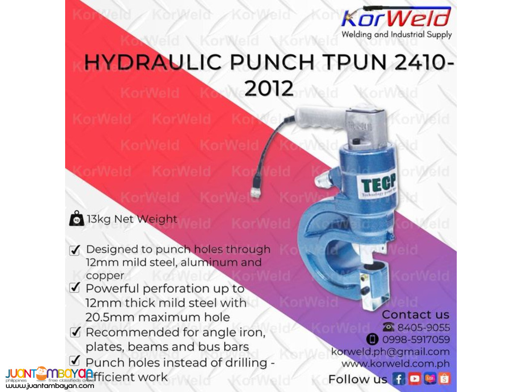 Hydraulic Punch TPUN 2410-2012
