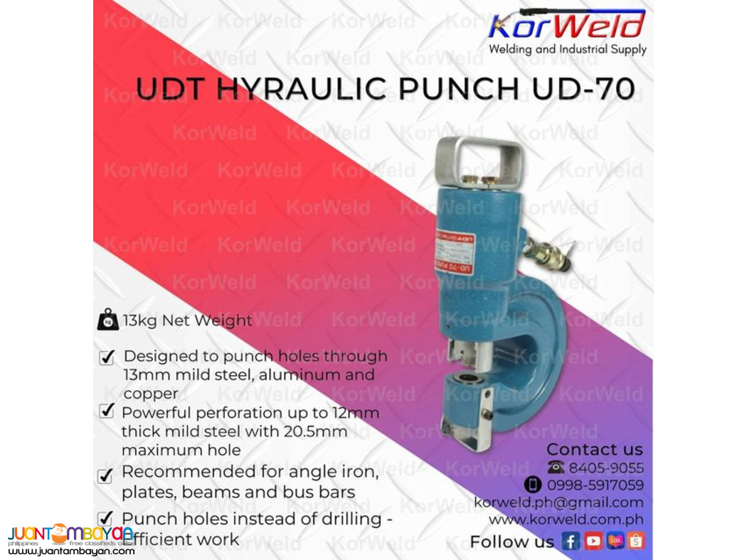 UDT Hydraulic Punch UD-70