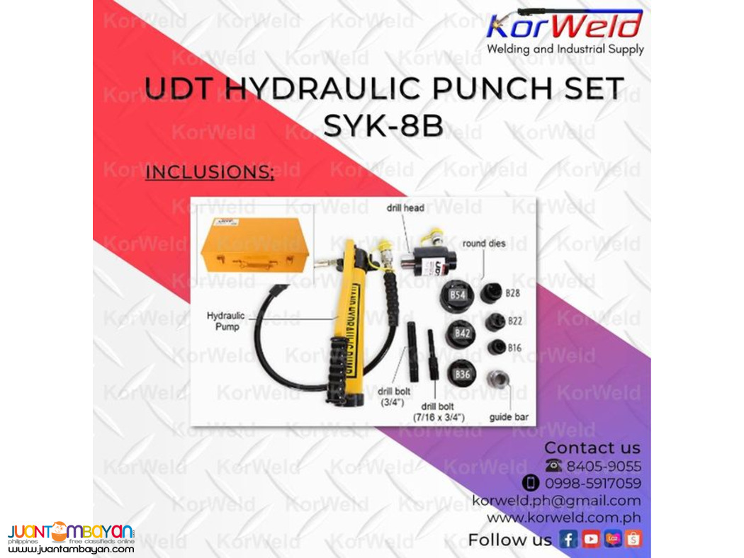 UDT Hydraulic Punch Set SYK-8B