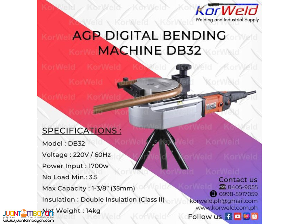 AGP Digital Bending Machine DB32
