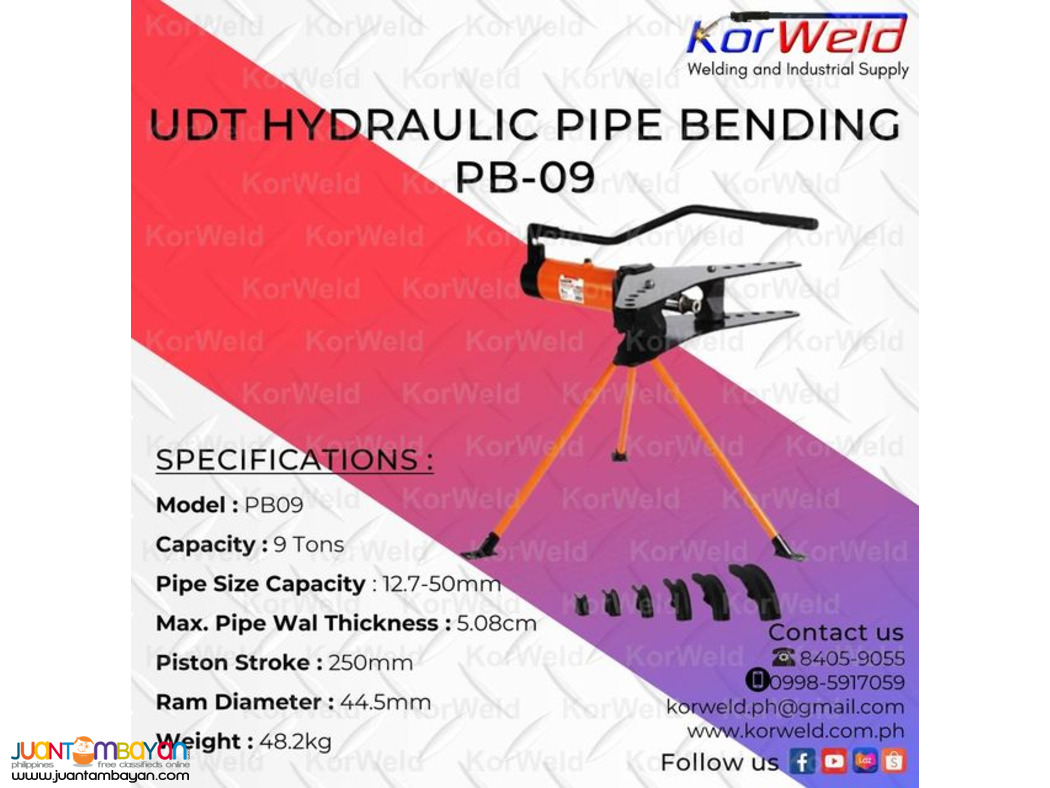 UDT Hydraulic Pipe Bending PB-09