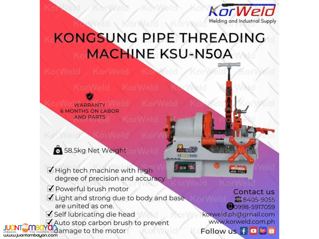 Kongsung Pipe Threading Machine KSU-N50A