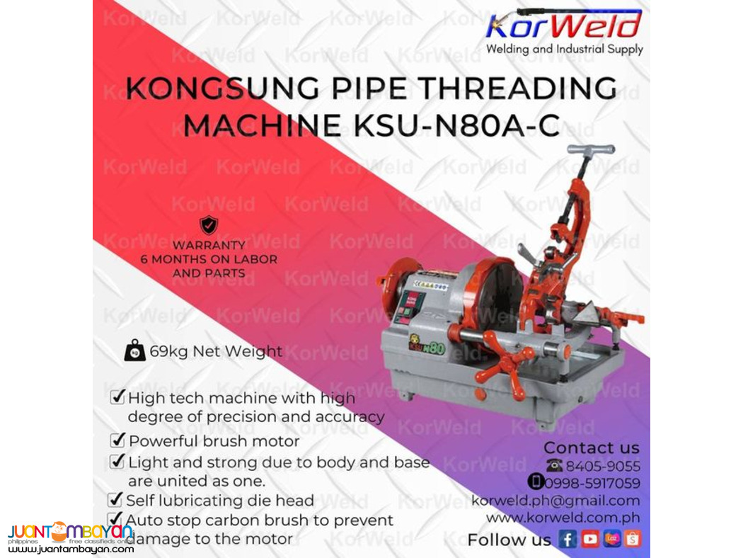 Kongsung Pipe Threading Machine KSU-N80A-C