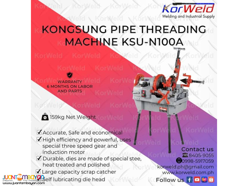 Kongsung Pipe Threading Machine KSU- N100A