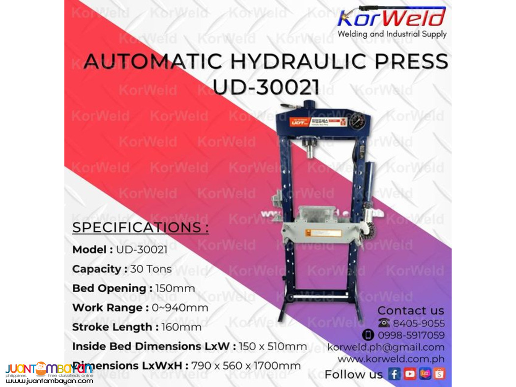 Automatic Hydraulic Press UD-30021