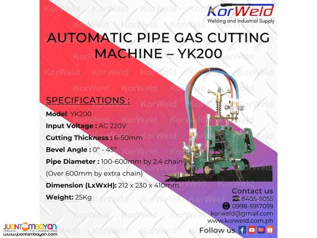 Automatic Pipe Gas Cutting Machine- YK200