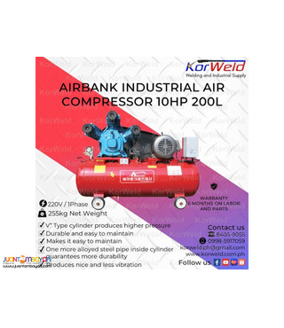 Airbank Industrial Air Compressor 10HP 200L