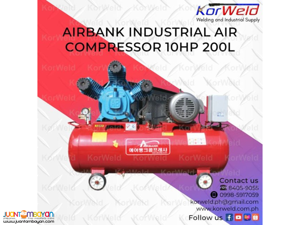 Airbank Industrial Air Compressor 10HP 200L