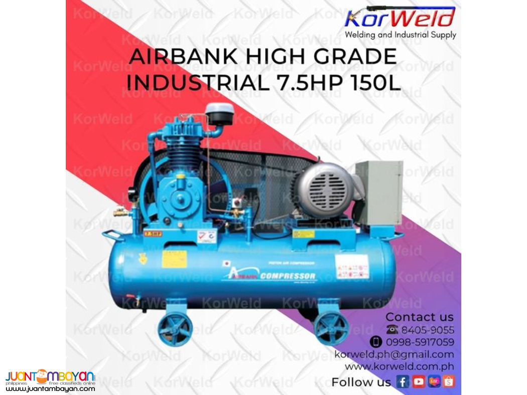 Airbank High Grade Industrial 7.5HP 150L