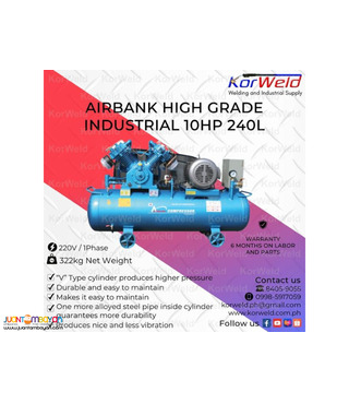 Airbank High Grade Industrial 10HP 240L