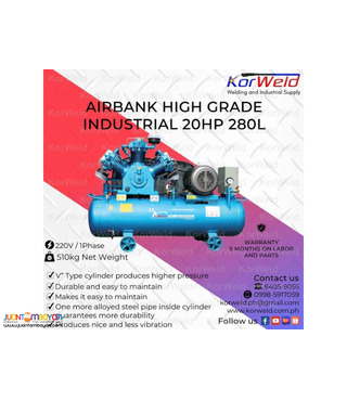 Airbank High Grade Industrial 20HP 280L